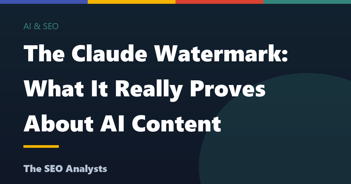 The Claude Watermark: What It Really Proves